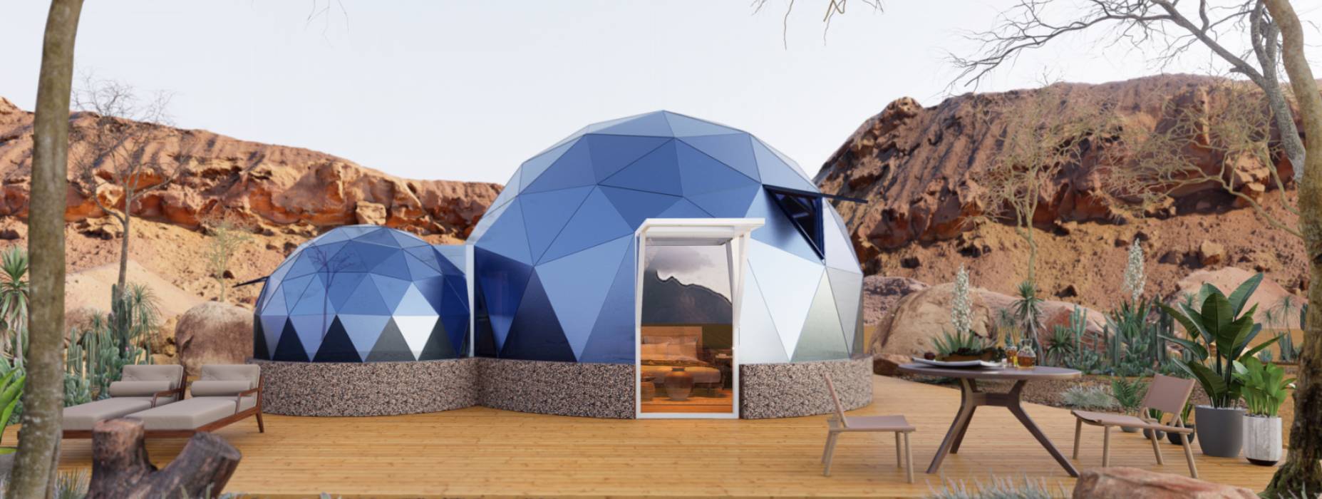 雨湖区球形智能光伏玻璃星空房